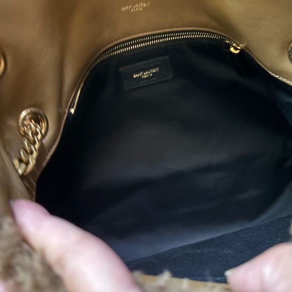 ✨SOLD✨SAINT LAURENT Shearling Loulou, Brown - Medium - Picture 12 of 15